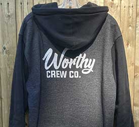 Worthy Crew Co apparel line